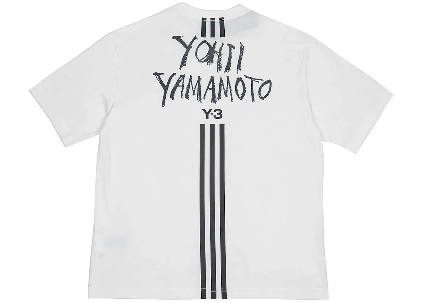 Мужская футболка с принтом Y-3 Signature Graphic Short Sleeve Tee Adidas, White