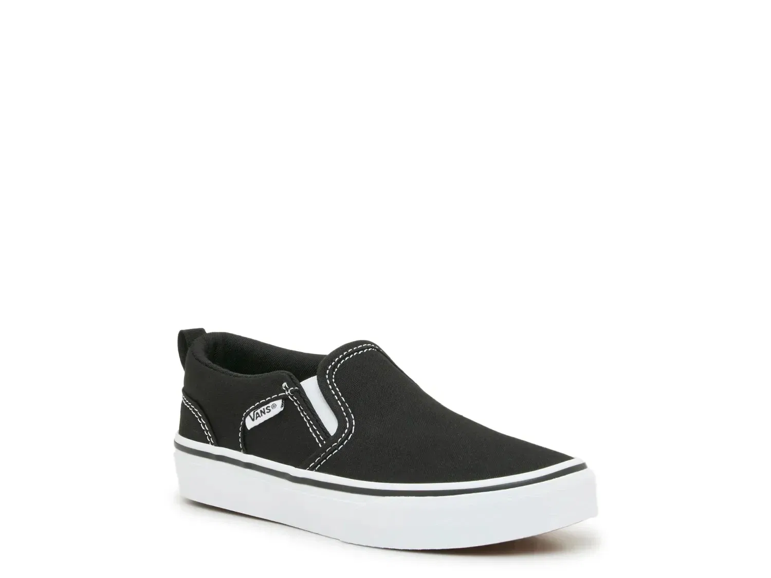 Кроссовки Asher, Vans, черно-белый