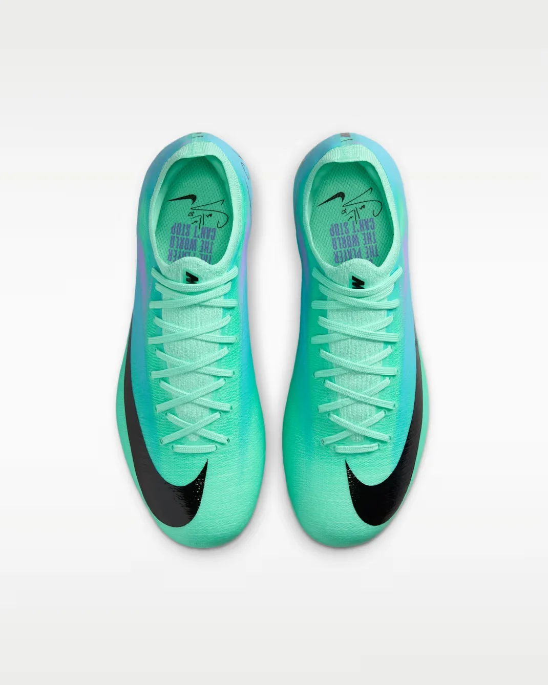 Кроссовки подростковые Nike Jr. Mercurial Vapor 17 Pro 'Sam Kerr', бирюзово-зеленый — фото 3