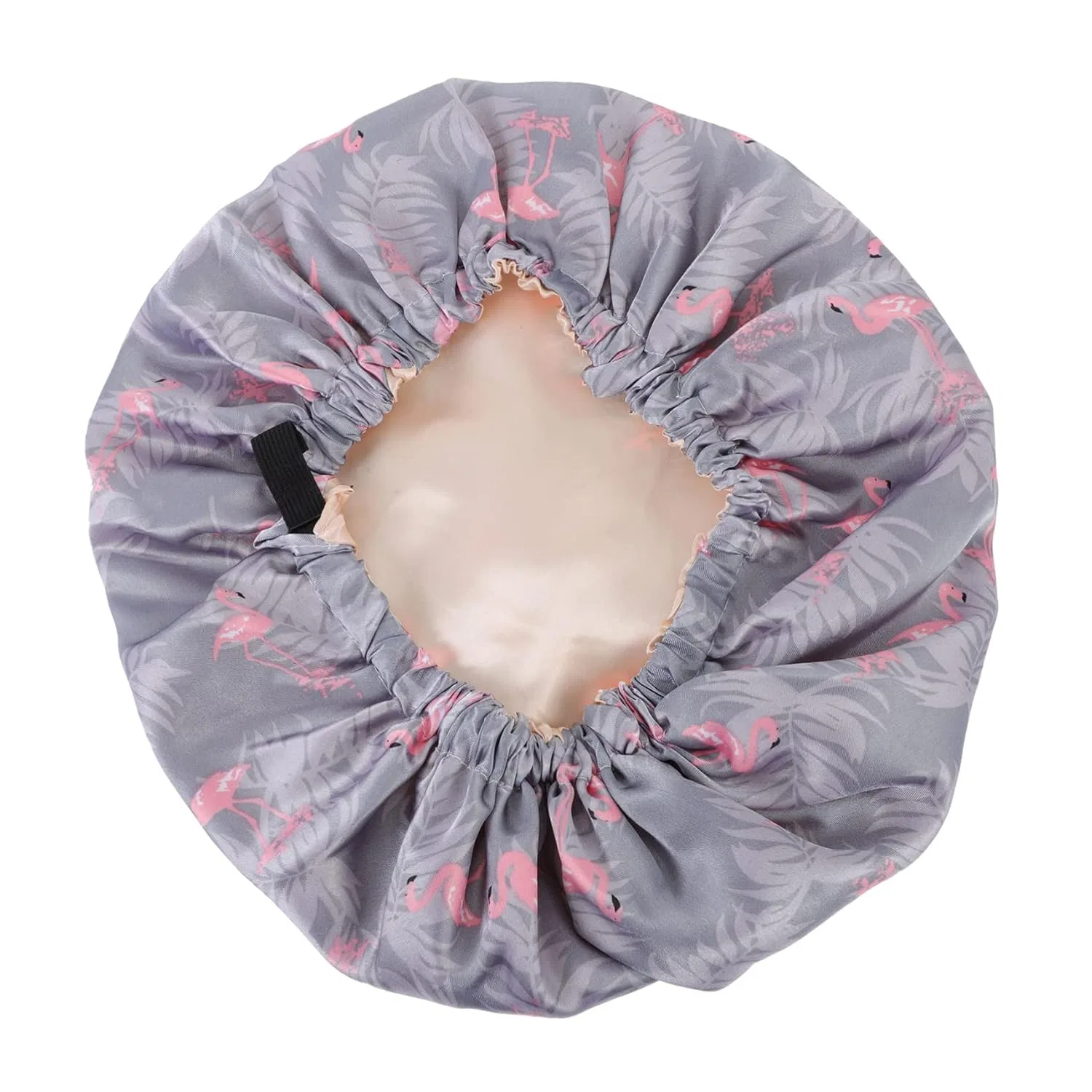 Двухслойная шапочка для душа из сатина PACKOVE, 26x20x1 см, Multi