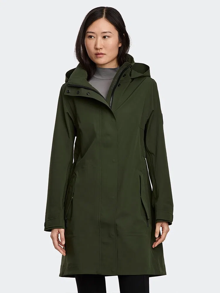 Жакет женский дождевик Cadero Rain CANADA GOOSE, Olive