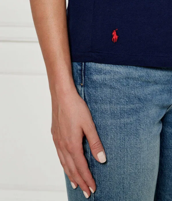 Женская футболка Regular Fit Polo Ralph Lauren, Blu Marino — фото 4