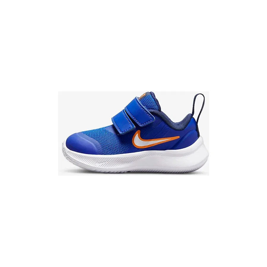 Детские кроссовки с двумя липучками Nike Star Runner 3, Синий — фото 2