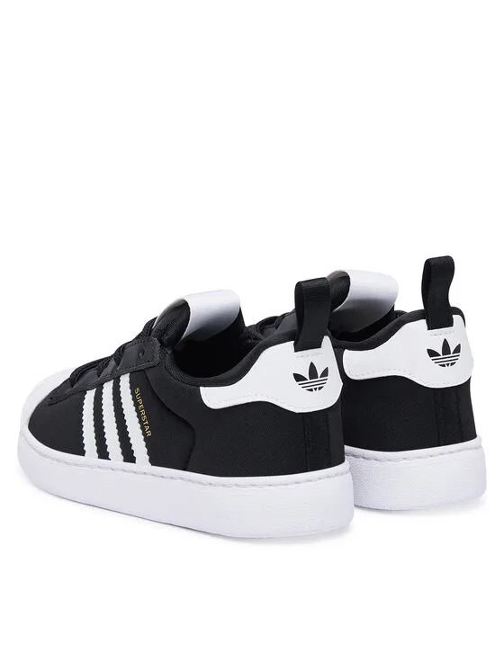 Кроссовки Superstar Quickon Adidas, черный — фото 3