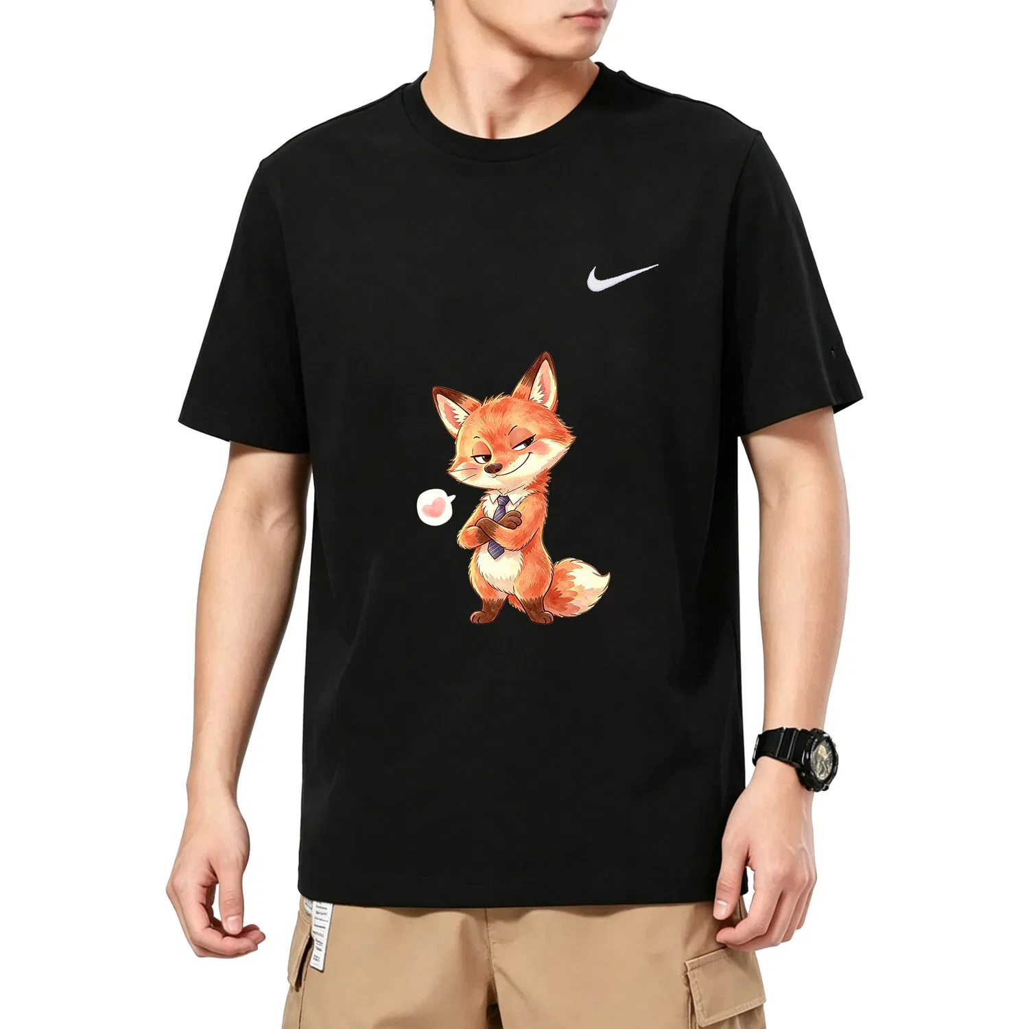 Футболка с принтом Gentleman Fox Nike — фото 4