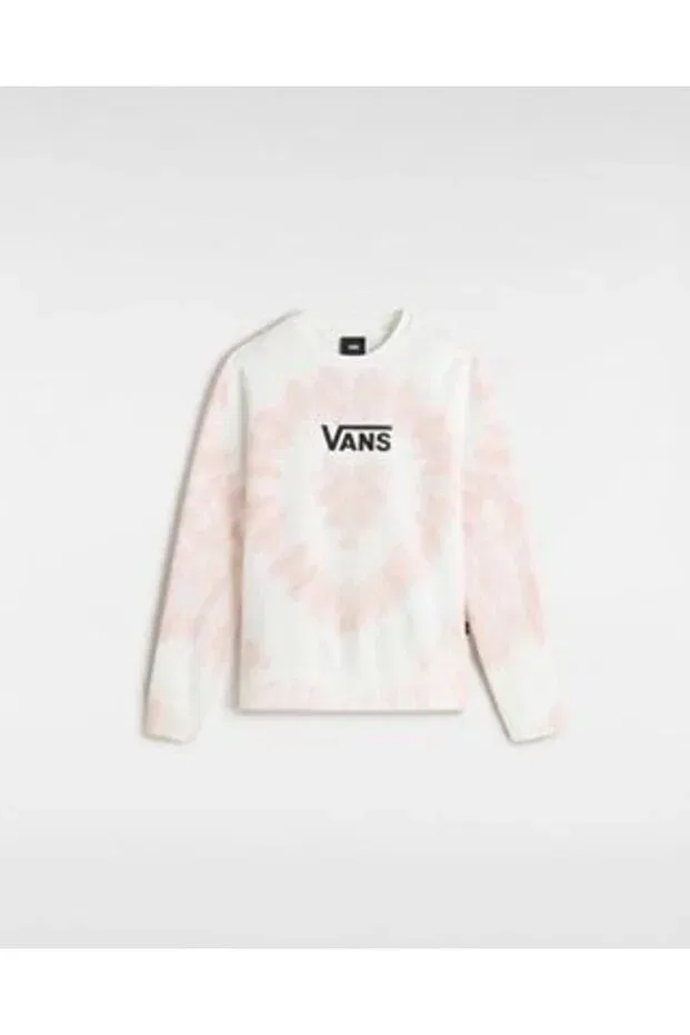 Детское худи для девочек Tie dye heart crew Vans, Chintz Rose