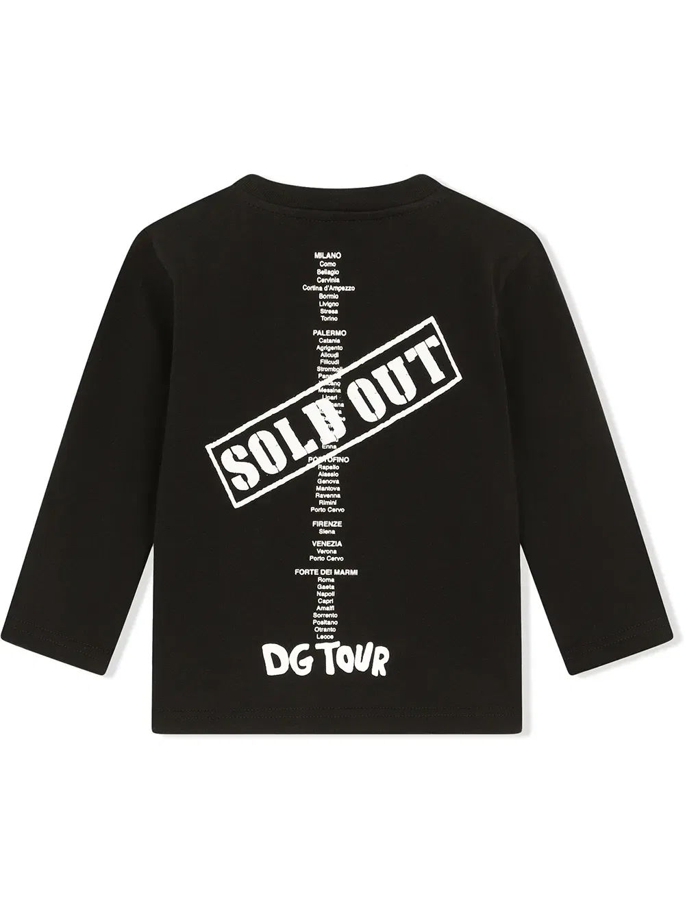 Футболка с принтом Fashion Tour Dolce & Gabbana Kids, черный — фото 2