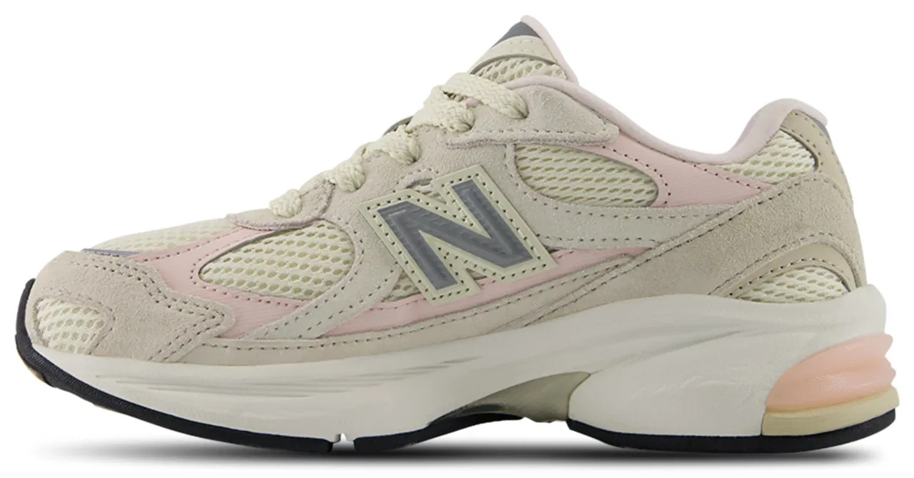 Детские кроссовки для девочек с амортизацией ABZORB New Balance 2010, коричневый/розовый — фото 2