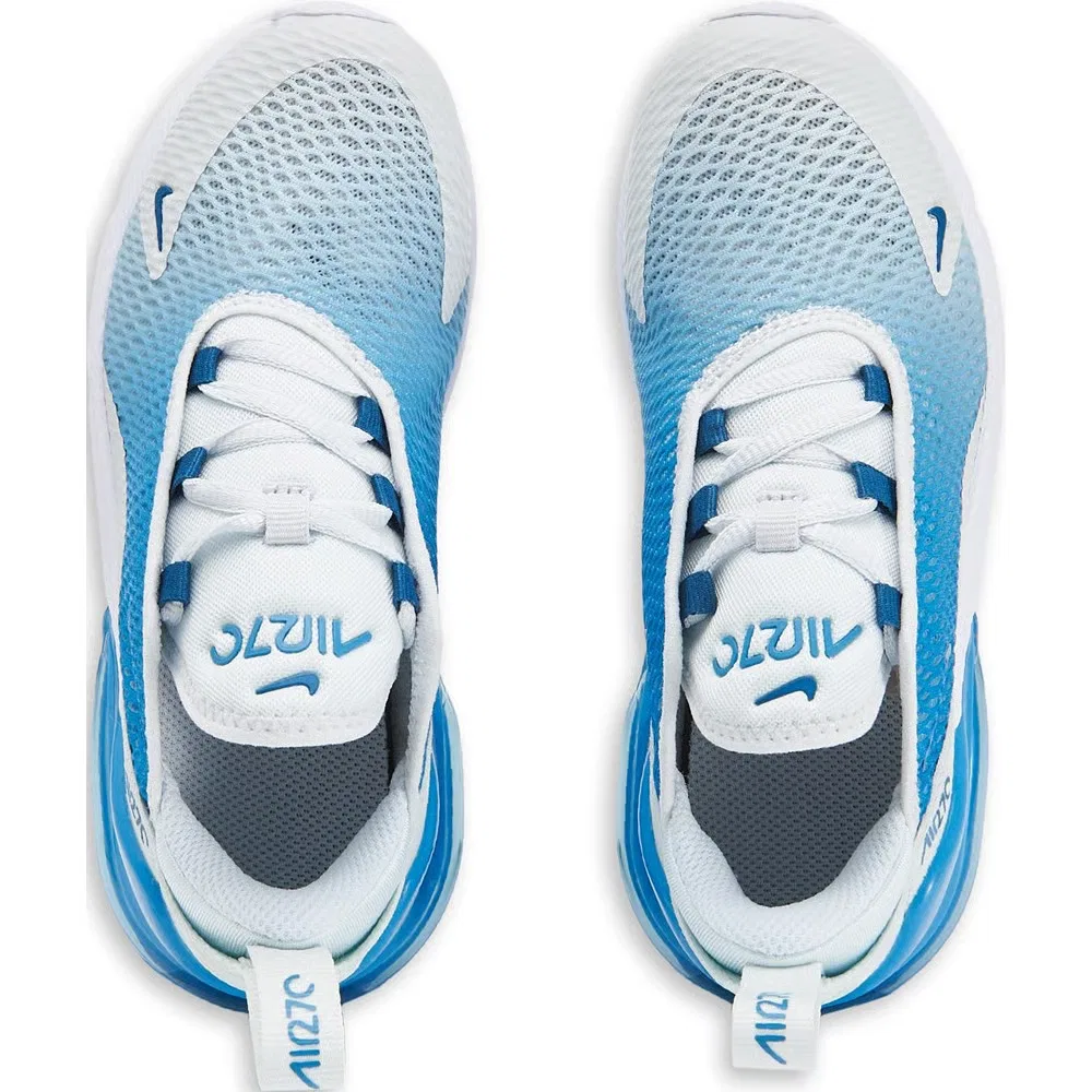 Детские кроссовки Air Max 270 Nike, White/Blue — фото 4