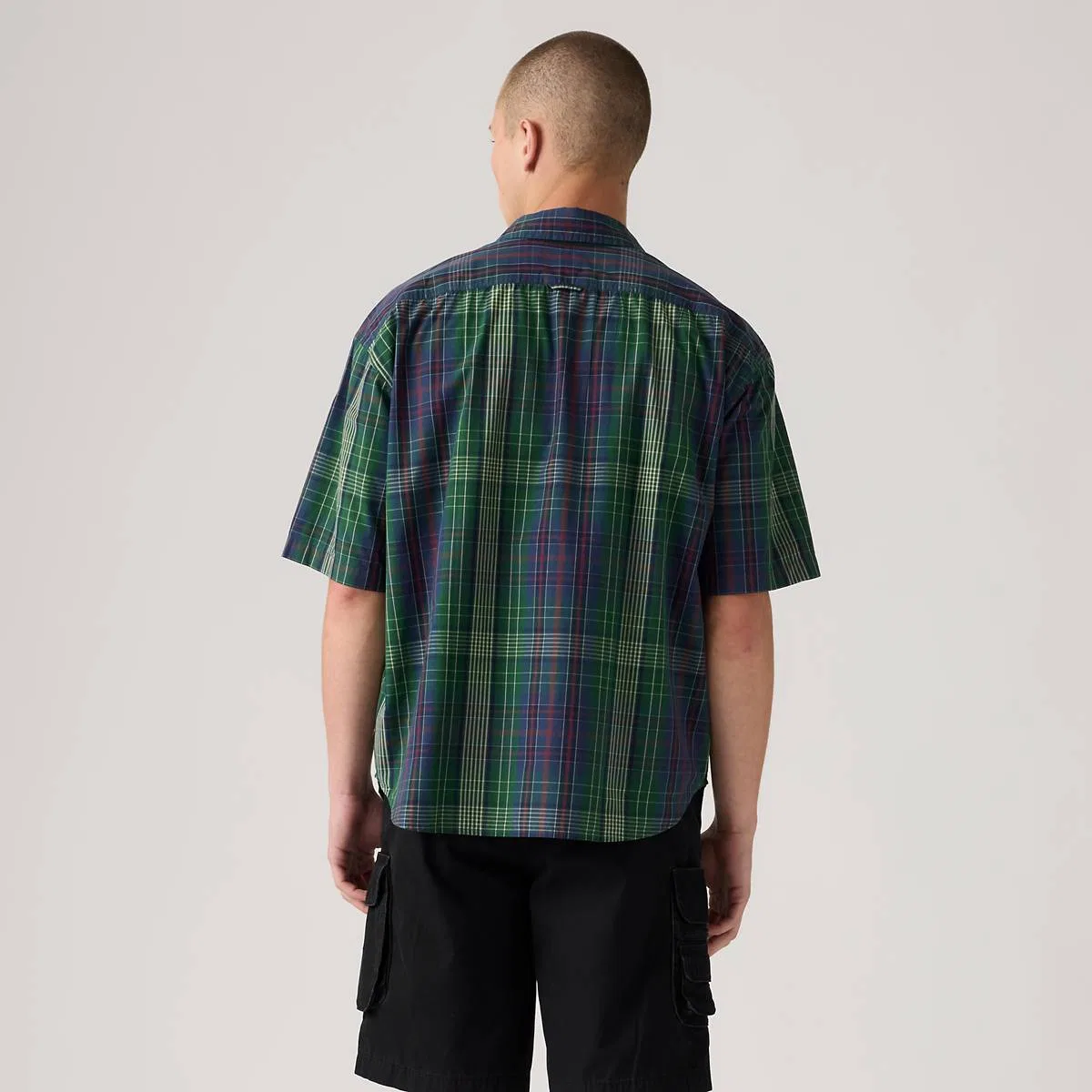 Свободная рубашка Roam Levi's, Theo Plaid Dark Gree - Multi-Color — фото 4