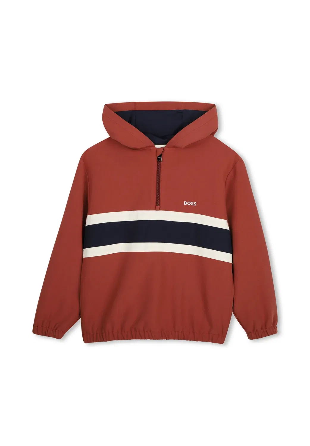 Толстовка с капюшоном для детей и подростков - худи Boss Kidswear, Crimson — фото 2