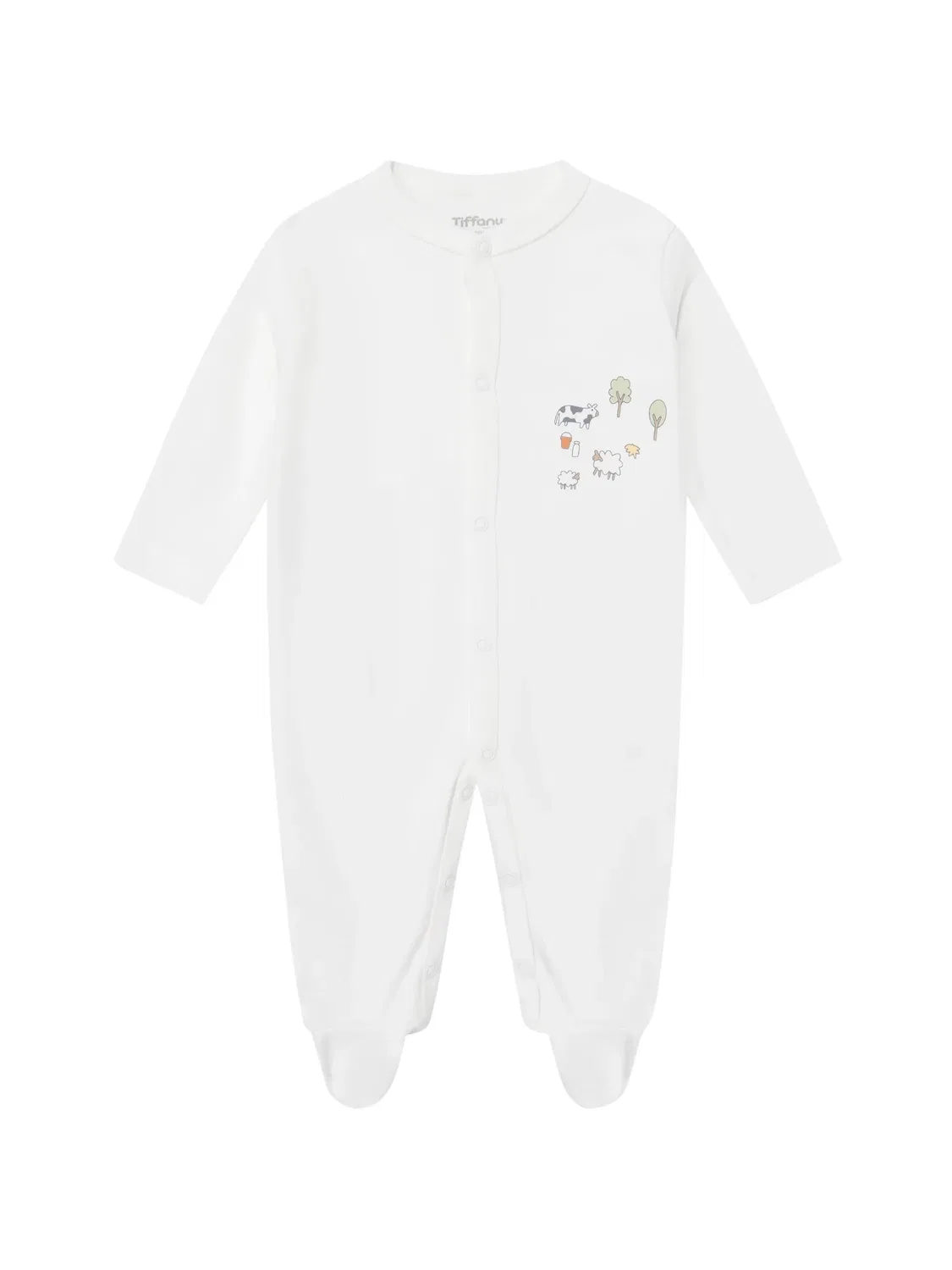 Комплект для новорожденного с принтом Tiffany Kids, белый — фото 3