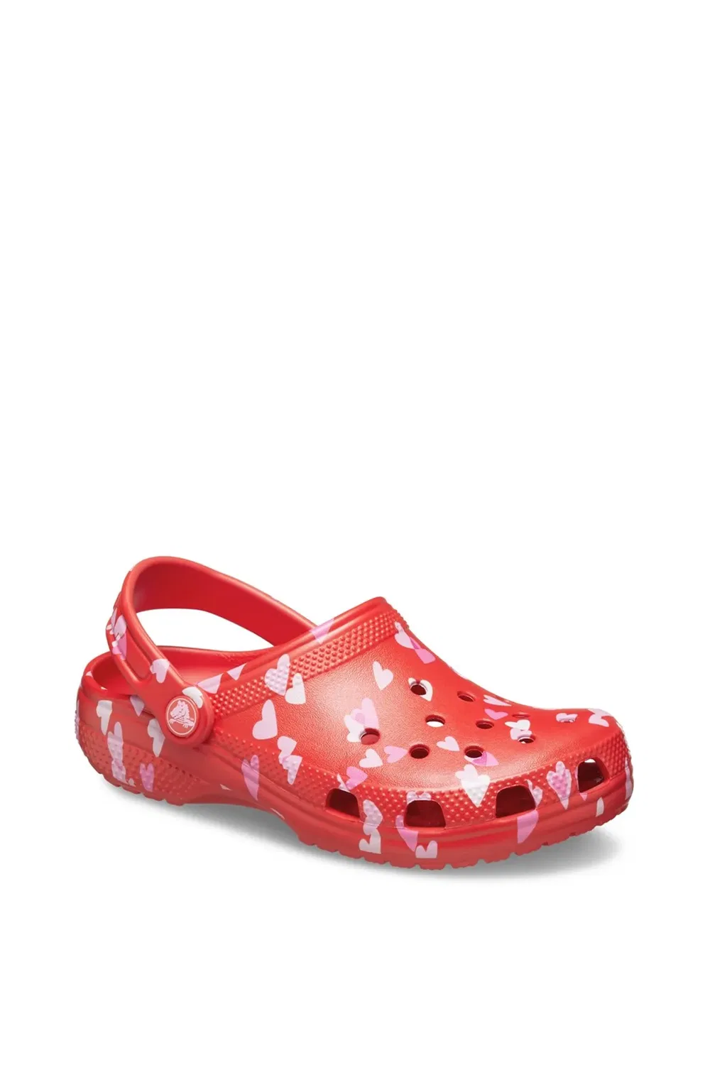 Детские классические клоги с графическим принтом Crocs, Red