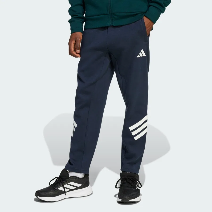 Детские спортивные штаны с тремя полосами Future Icons 3-Stripes adidas, Бежевый — фото 2