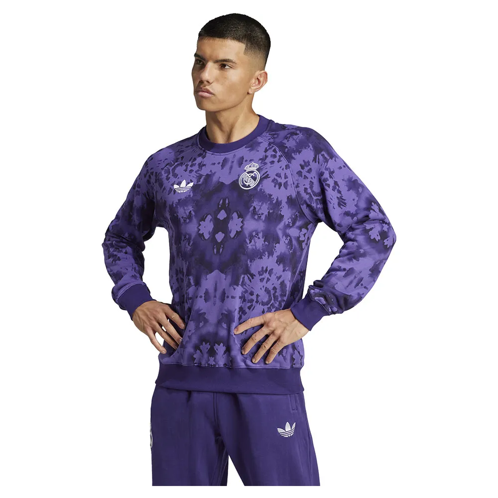 

Толстовка adidas Real Madrid CNY Crew, фиолетовый