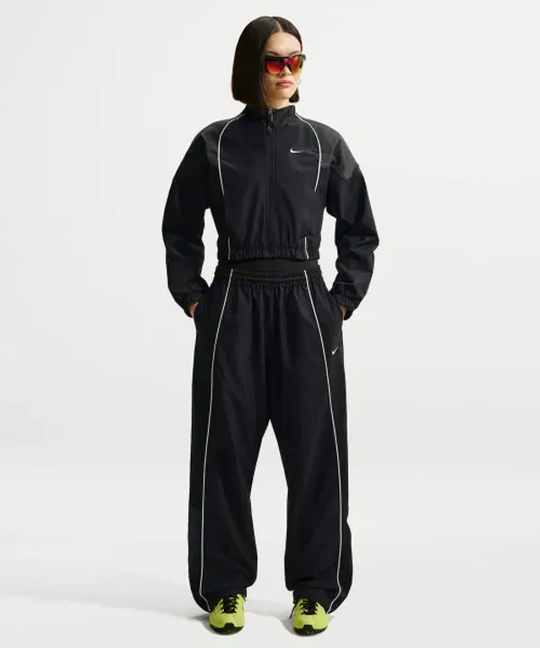 Тренировочная куртка Nike, женская, черная — фото 4