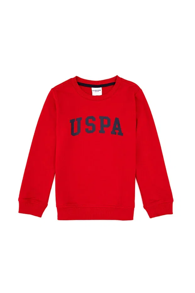 Детское худи для мальчиков хлопковое U.S. Polo Assn., Red
