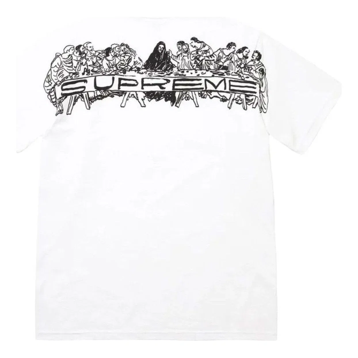 Мужская футболка Supreme SS26 Supper T-Shirt, белый