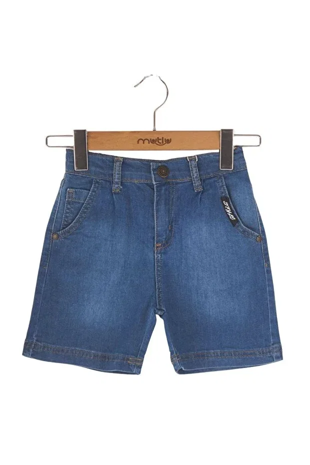 Детские шорты для мальчиков джинсовые Mutlu Kids, Medium Blue