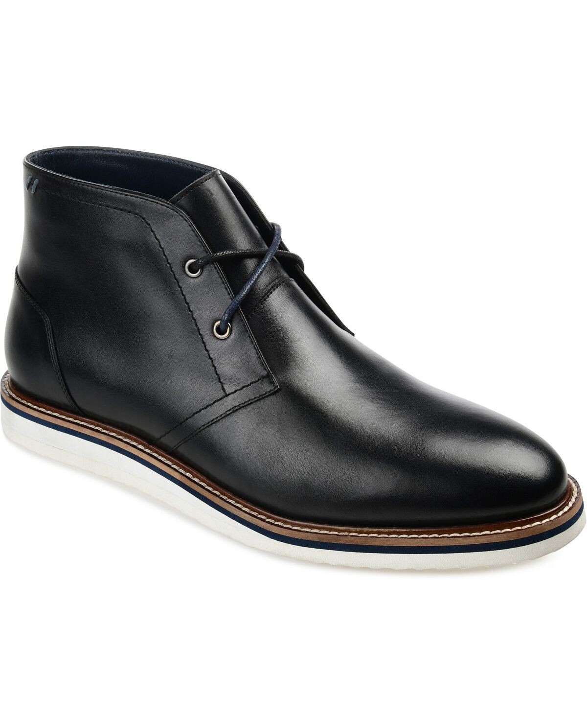 

Мужские ботинки keegan с простым носком chukka Thomas & Vine, черный