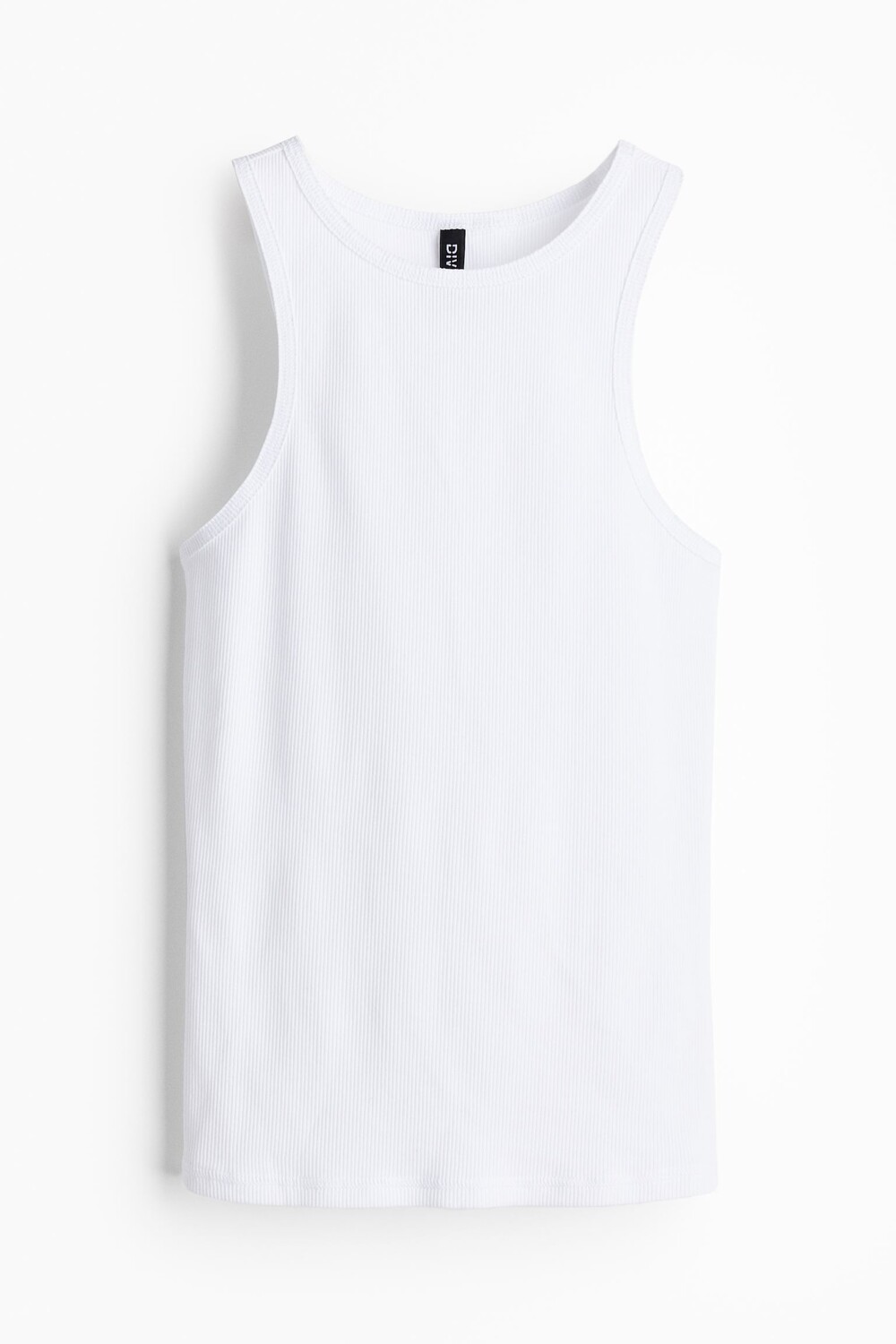 

Топ H&M Ribbed Tank, белый