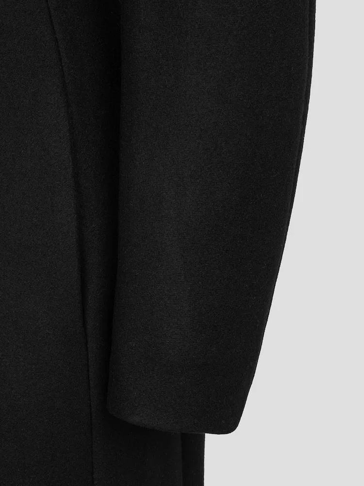 Пальто длинное с округлыми плечами Le Manteau Curvo JACQUEMUS, Black — фото 4