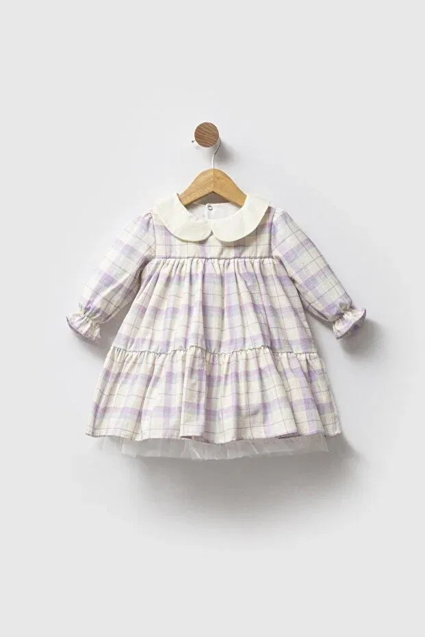 Детское платье для девочек с принтом Hafy Baby, White