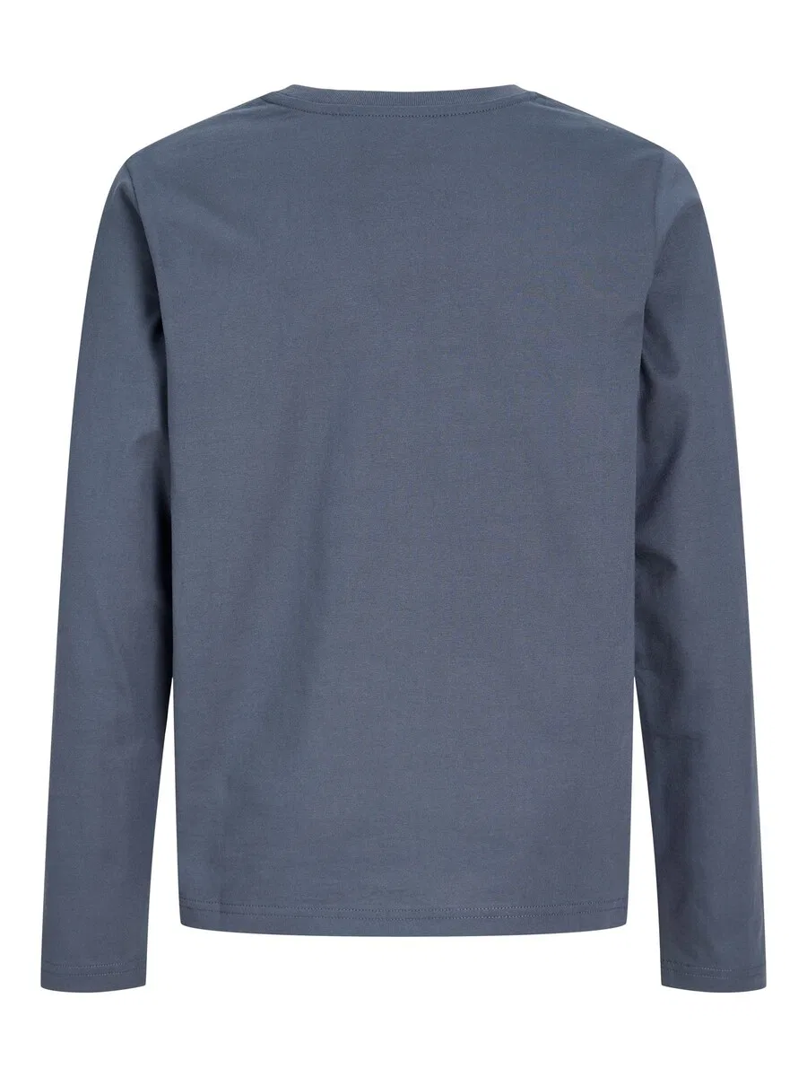 Детская рубашка стандартного кроя, серая Jack & Jones Junior — фото 2
