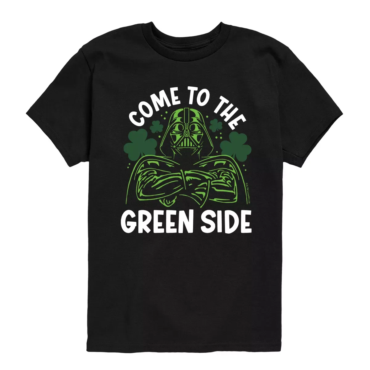 Детская футболка с принтом Come To The Green Side Star Wars, Black