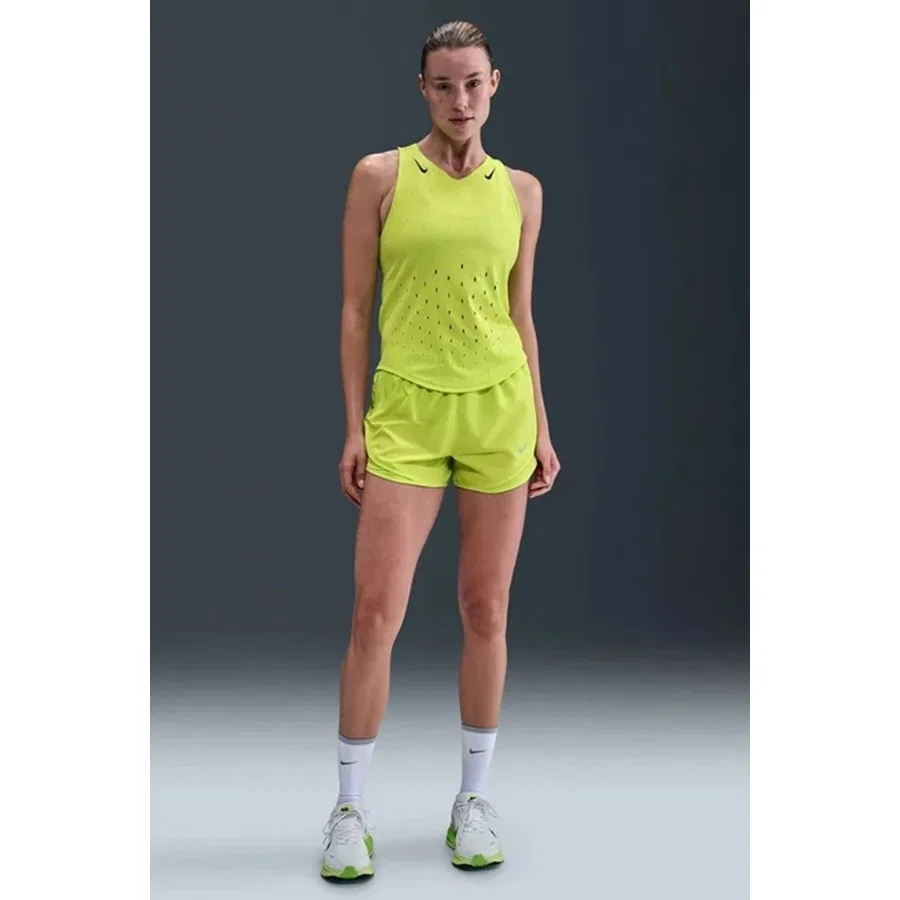 Женский топ-майка Nike Aeroswift Dri-Fit Singlet, Сиреневый — фото 3