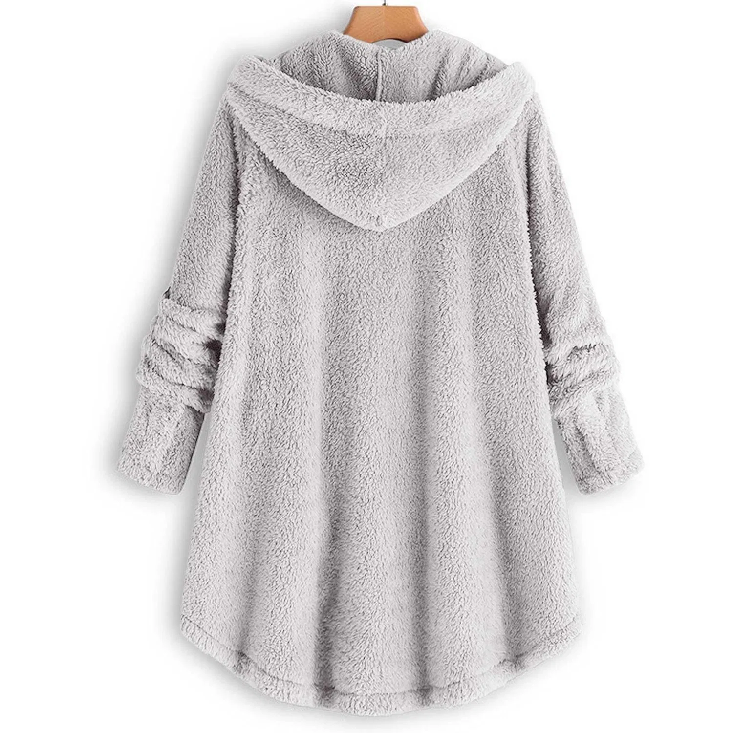 Женское утеплённое пальто с принтом, модель Cappotti da donna, бренд, bianco — фото 2
