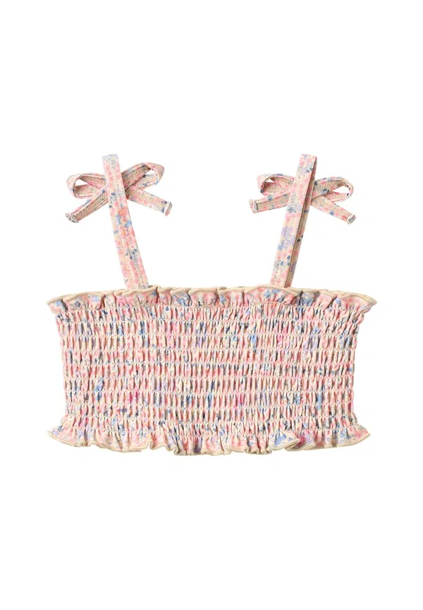 Комплект купальника с цветочным принтом Carla set Wheat, Pink Heart Flowers, розовый — фото 4