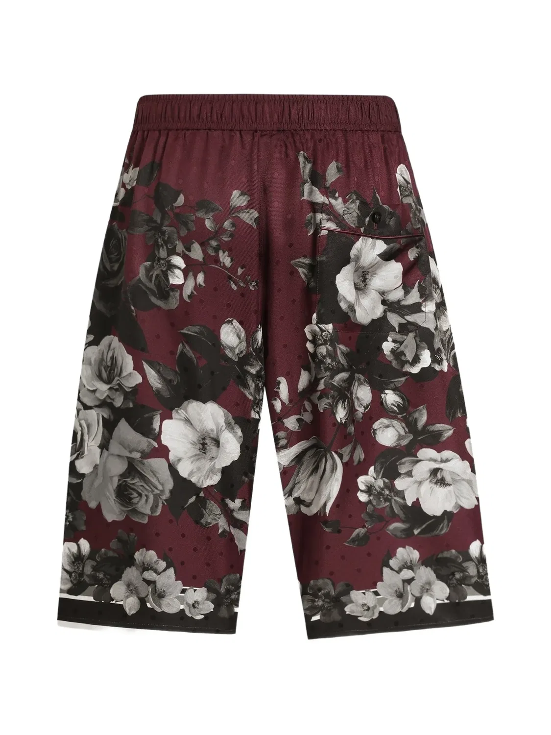 Шорты Vanity из шелка, красные Dolce & Gabbana, красный — фото 2