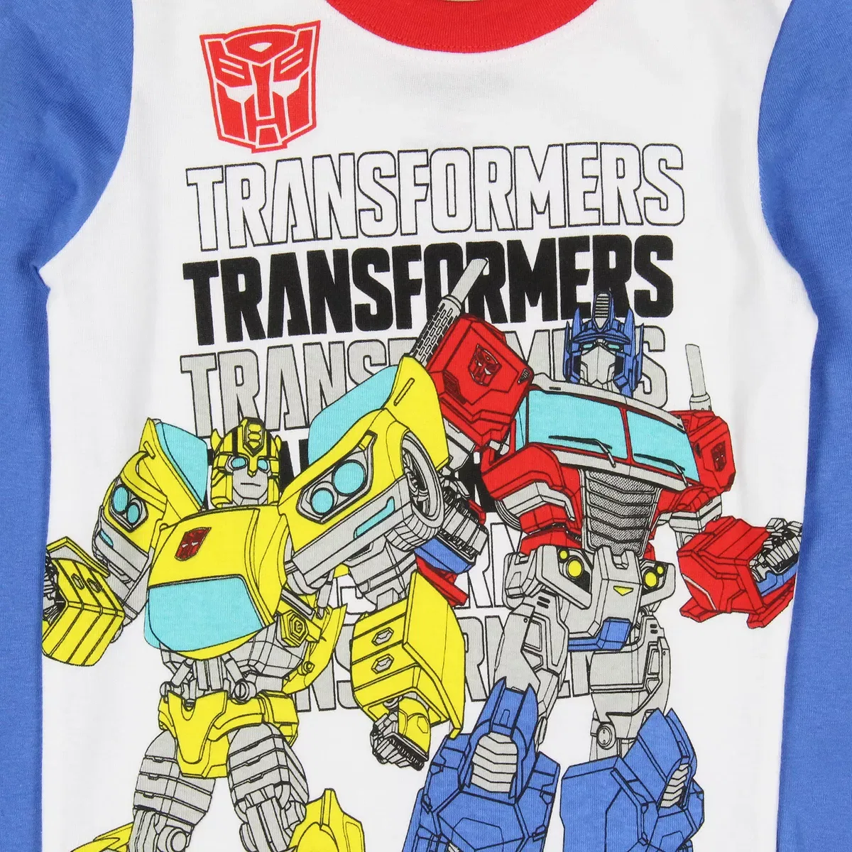 Детский комплект пижам для мальчиков с принтом Transformers, Multicolored — фото 4