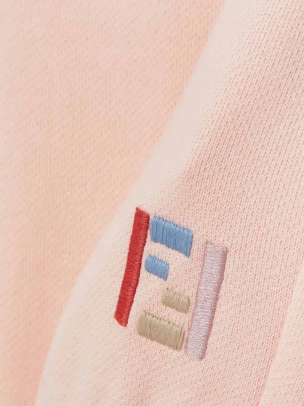 Спортивные штаны с логотипом Fendi Kids, розовый — фото 3