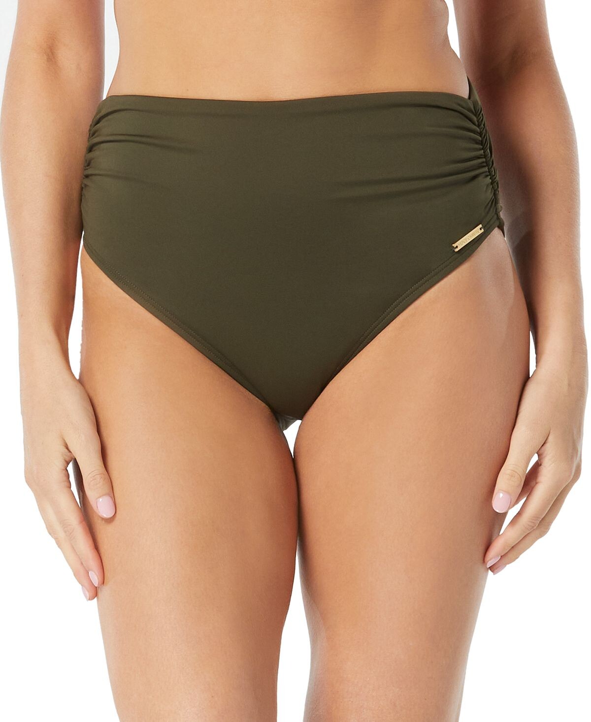 

Плавки бикини с высокой талией Vince Camuto, мульти, Коричневый, Плавки бикини с высокой талией Vince Camuto, мульти