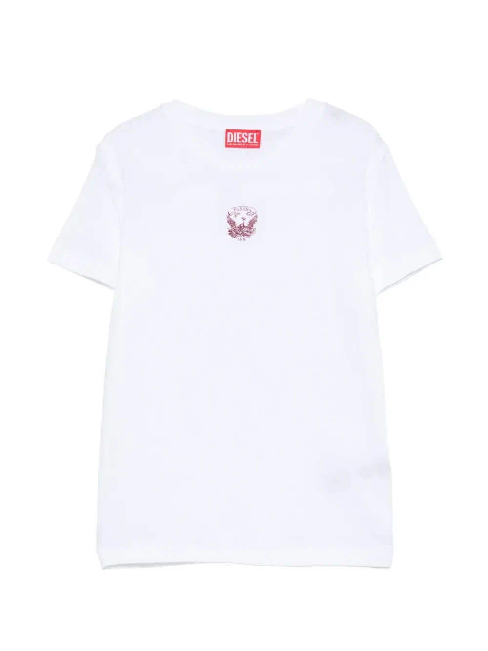 Футболка с графическим принтом Diesel Kids, белый