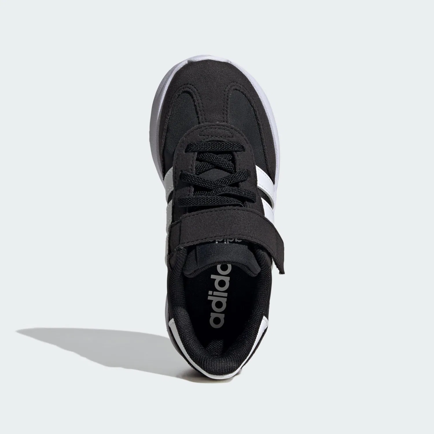 Детские кроссовки с принтом Run 70s 2.0 Adidas, Schwarz Weiss Braun — фото 2