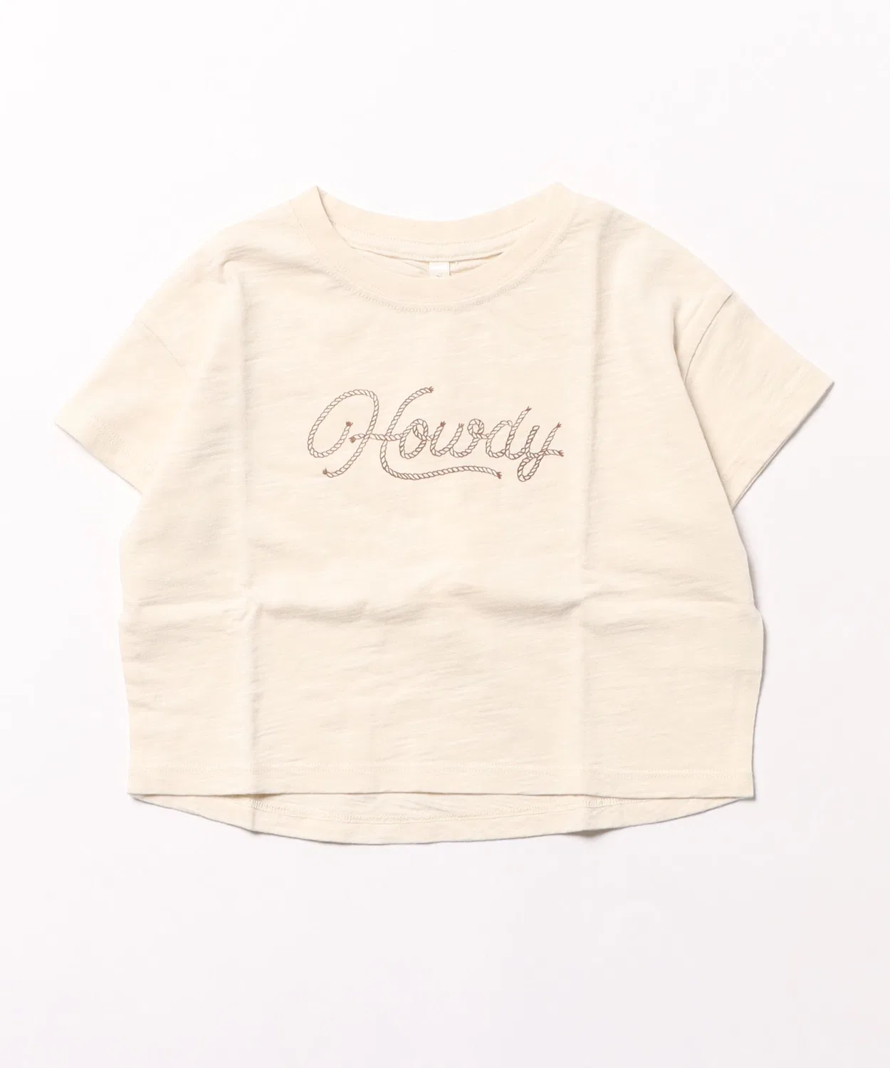 Детская футболка свободного кроя Howdy Rylee + Cru, Natural