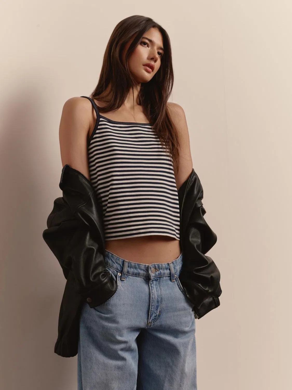 Топ с бретельками-спагетти Athletic Essentials Superdry, синий — фото 2