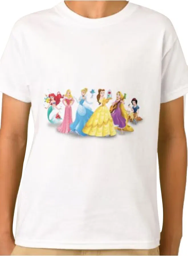 Футболка с принтом Disney Princesses 1St Piece, белый — фото 3