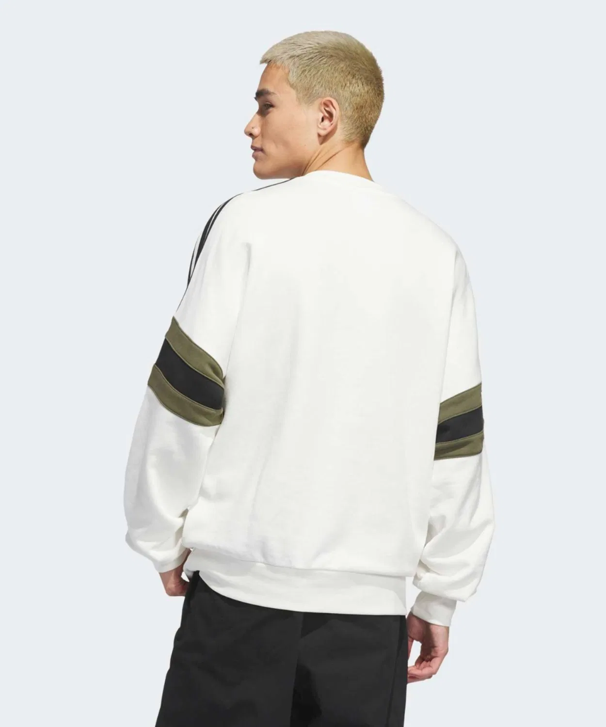 Мужское/Женское худи с длинным рукавомAdidas Originals, Белый — фото 4
