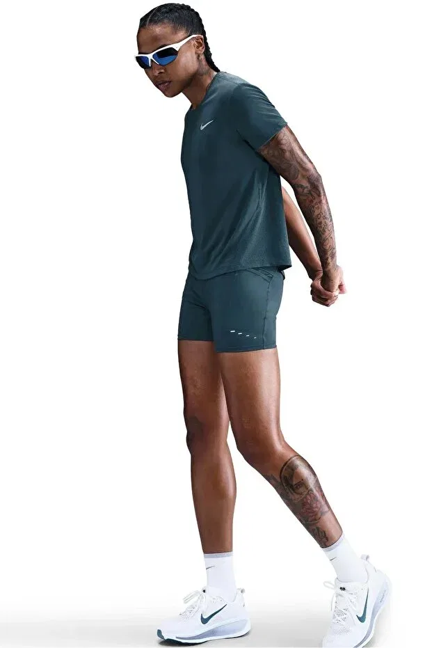 Женская футболка с принтом Dri-Fit Miller Nike, Petrol Blue — фото 4