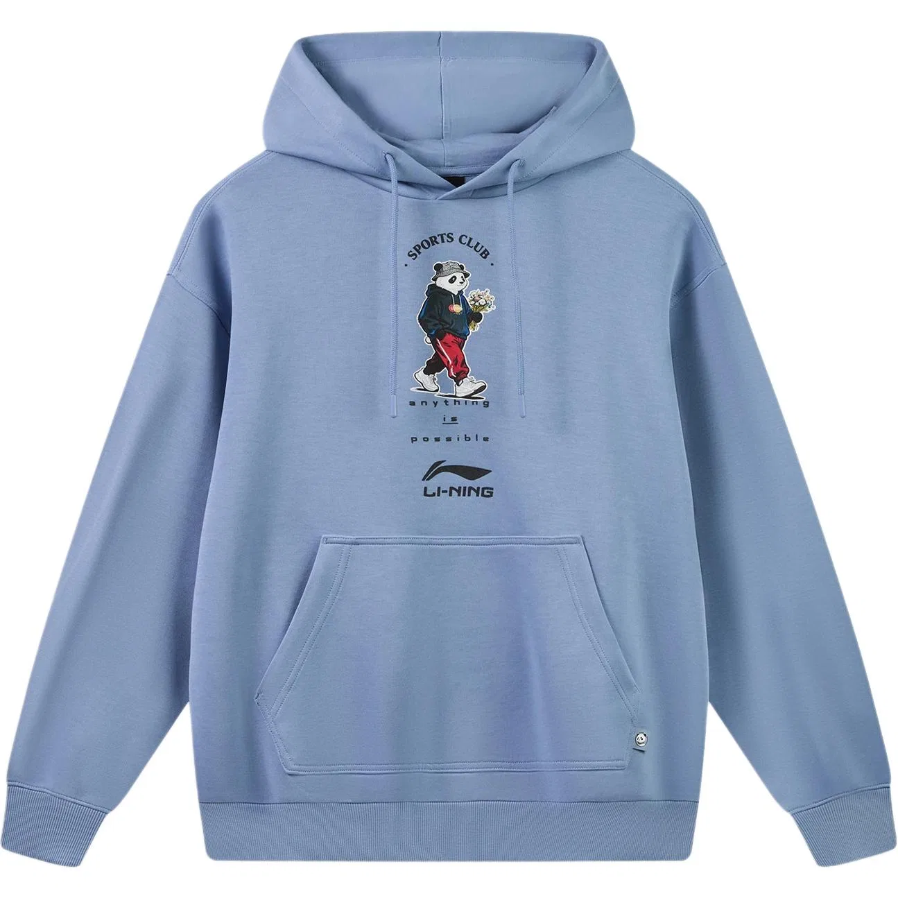 Детский худи с капюшоном Yoyo Blue Li-Ning, Yoyo Blue