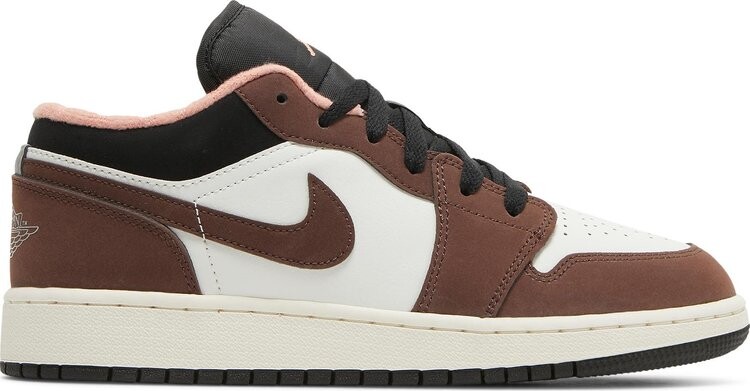 

Кроссовки Air Jordan 1 Low SE GS Light Chocolate, коричневый