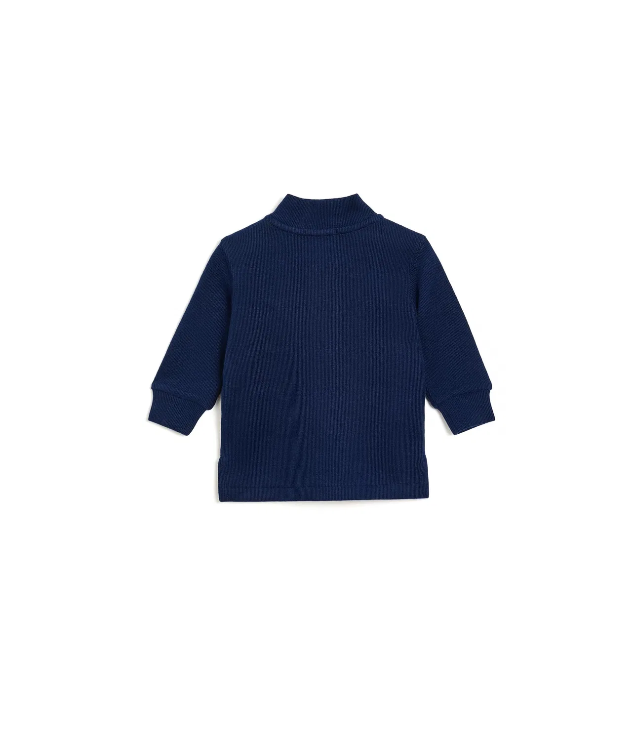 Пуловер Estate-Rib с молнией на четверть длины (для младенцев) Polo Ralph Lauren Kids, Refined Navy — фото 2