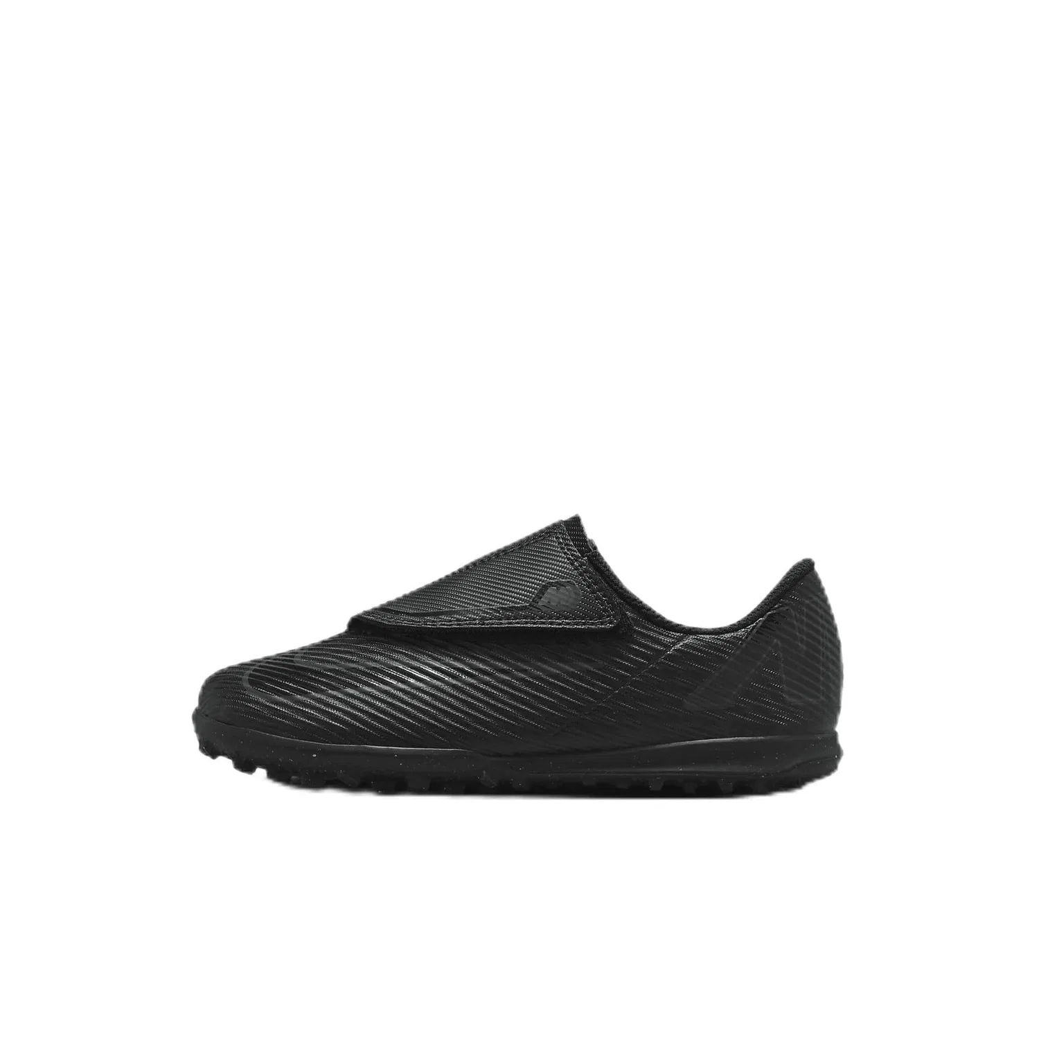 Детские кроссовки для мальчиков с липучкой Jr Vapor 16 Club TF PS (V) NIKE, Black Black Deep Jungle