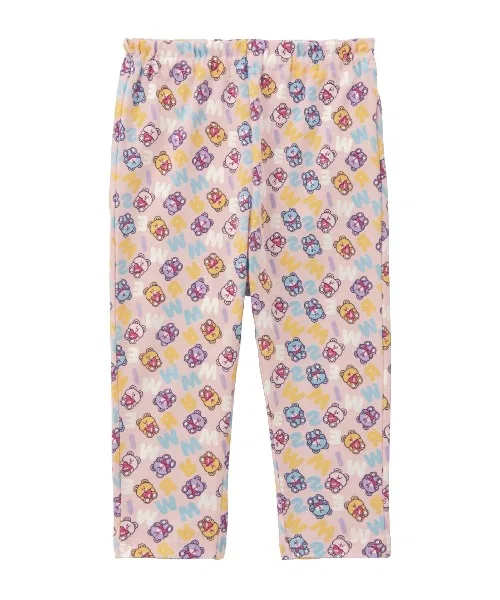 Детские леггинсы с принтом Swimmer, Light Pink