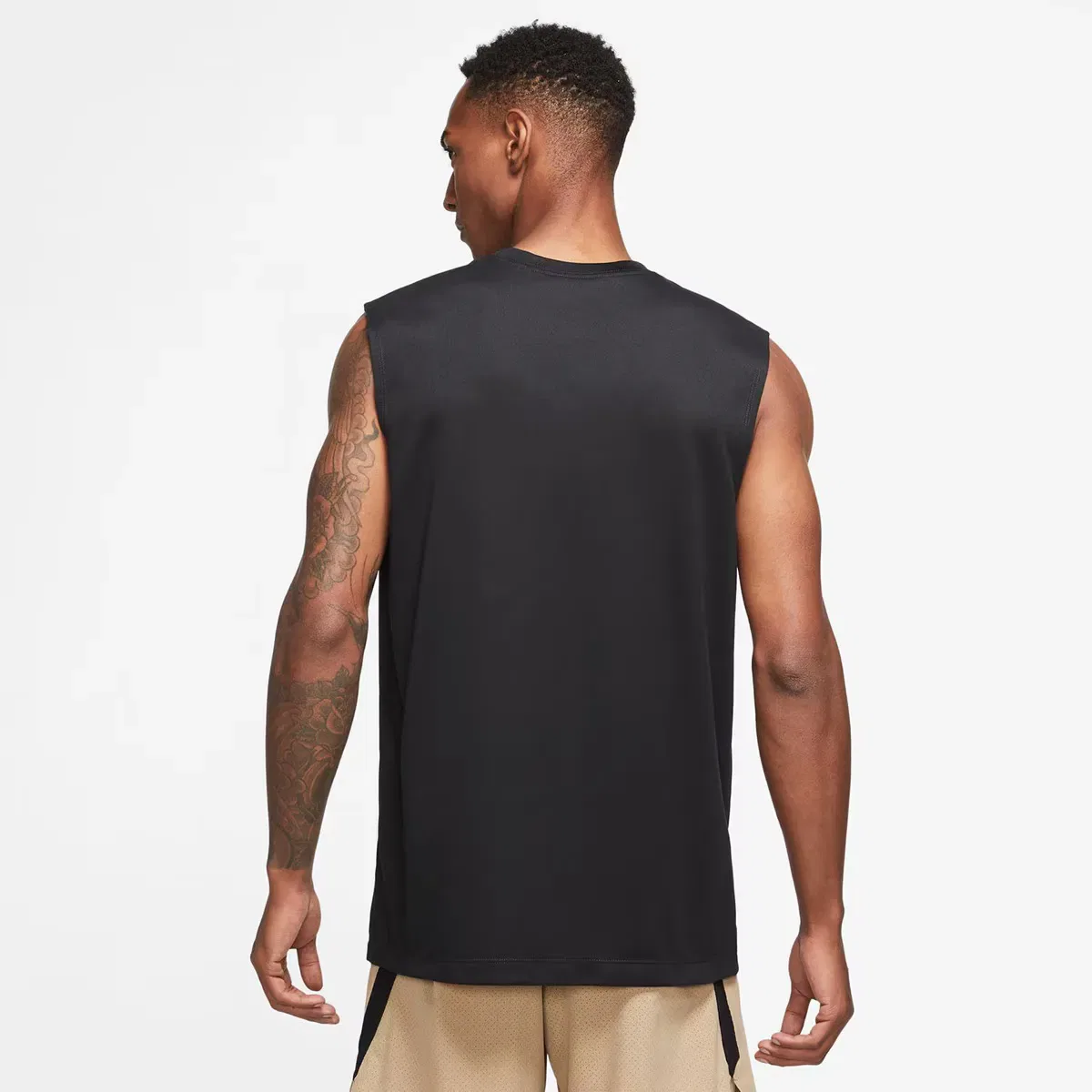 Мужская футболка с длинным рукавом Dri-FIT Legend Nike, Negro — фото 2