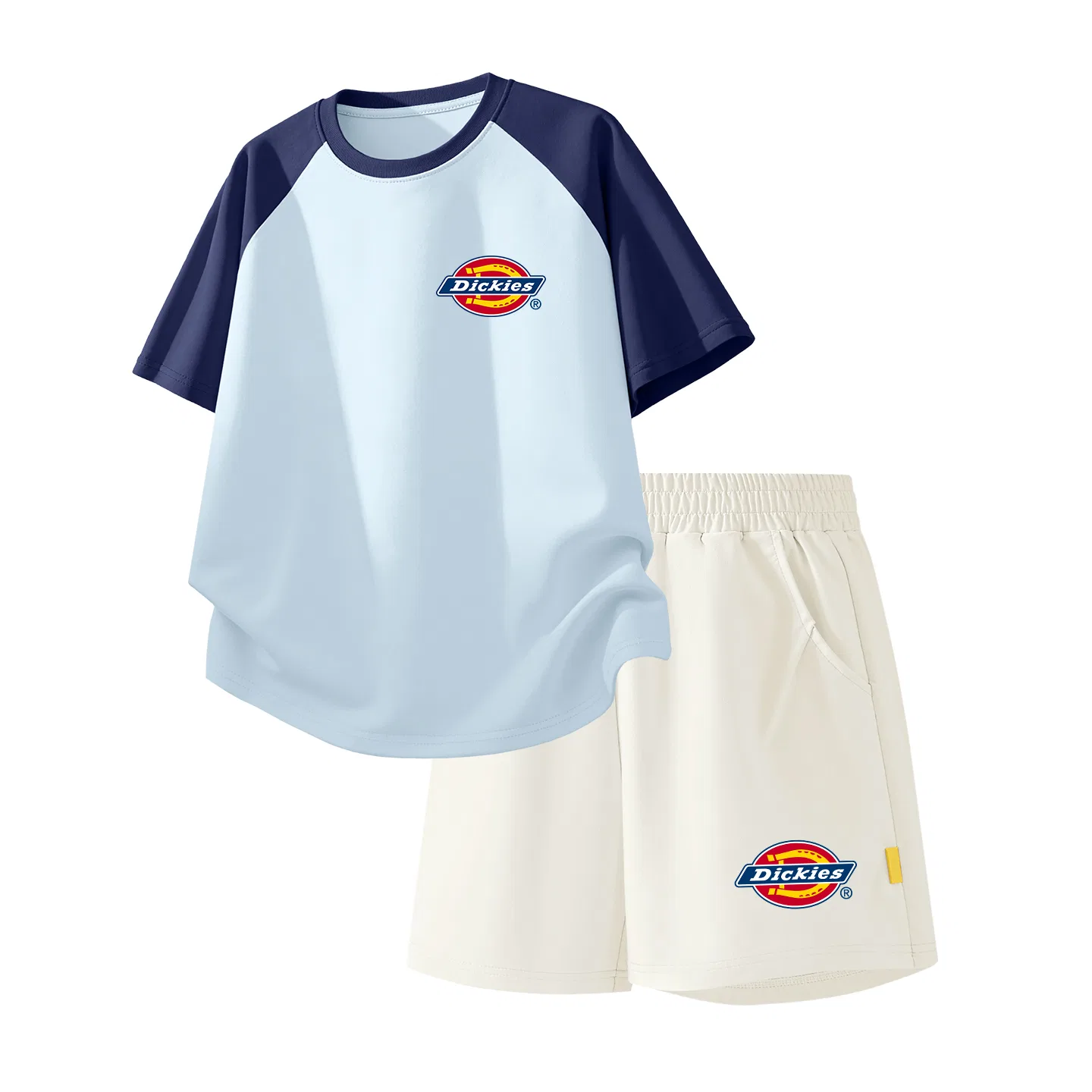 Детский спортивный комплект из 2 предметов с логотипом Dickies, Sky Blue